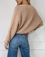 Moda Otoño 2024 Suéter de Punto Holgado con Cuello Redondo y Manga Larga para Mujer, Ideal para Superponer - details 13