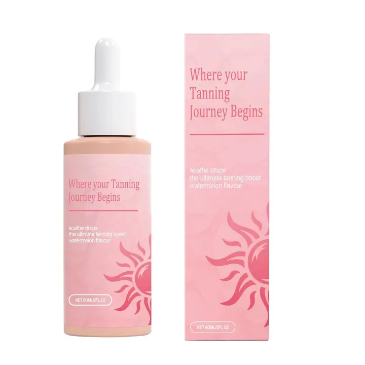 Gotas de bronceado sin sol para beber, gotas de bronceado bebibles, autobronceador oral para un brillo natural, bronceador sin sol para rostro y cuerpo - 1