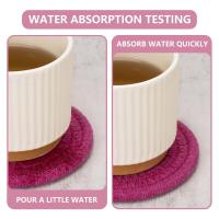 8 posavasos para escritorio, posavasos para bebidas, posavasos absorbentes para mesa de centro, posavasos bonitos - details 1