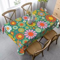 Mantel rectangular Hippie wer para fiesta, manteles impermeables para mesa de comedor, cocina, decoración del hogar - details 150