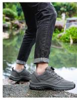 Zapatillas Deportivas para Hombre Botas de Senderismo con Hebilla Giratoria Color Sólido - details 9