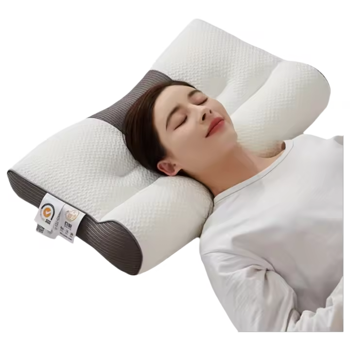 Almohada Cervical Japonesa 4D Anti-Ronquidos, Alineación Espinal, Hipoalergénica, Lavable - 1