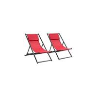 Silla de Jardín Plegable Sillón de Playa Ajustable en 10 Posiciones con Espalda Alta y Reposapiés - details 14