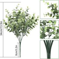 10 Piezas de Cepillos de Eucalyptus Artificiales al Aire Libre Ramas de Vid - details 1