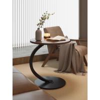 Mesa de Café de Madera Bonita Soporte Redondo de 40cm Ideal para Sala de Estar y Sofás - details 5