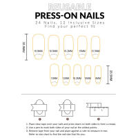 Nude Pearl Uñas postizas ultra flexibles y duraderas, salón de uñas para mujeres y niñas - details 2