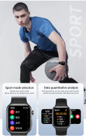 Reloj inteligente con pantalla completamente táctil de 2,02 pulgadas, oxígeno, presión arterial, prueba de frecuencia cardíaca, recordatorio de llamadas entrantes, IP67 - details 18