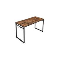Escritorio de Estilo Industrial Mesa de Ordenador de Acero y Tablero Rústico - details 14