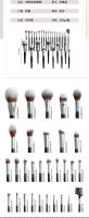 Set de 30 Brochas de Maquillaje de Alta Calidad Brocha de Sombra de Ojos Negra y Plateada, Brocha Corrector, Brocha Recortadora, Brocha para Rubor - details 3
