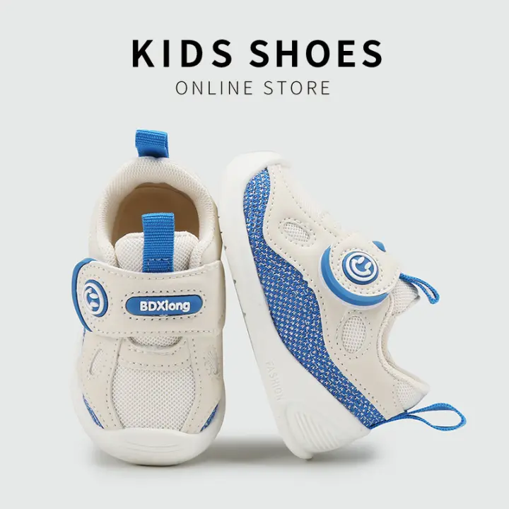 Toddler Mesh Breathable Running Shoes Boys Girls Velcro Sneakers Baby Kids Sports Shoes Children Non-slip Shoes - 1