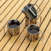 Taza de titanio para acampar, villa turística, equipo para picnic al aire libre, juego VIE, utensilios de cocina para senderismo - details 0