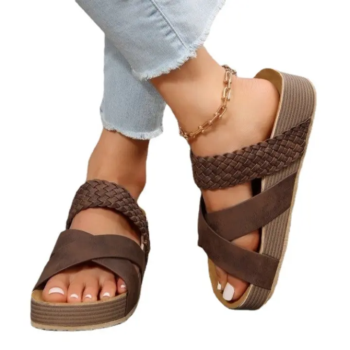 Zapatillas de Verano para Mujer Zapatillas de Moda Piso Cómodo y Elegante - 1