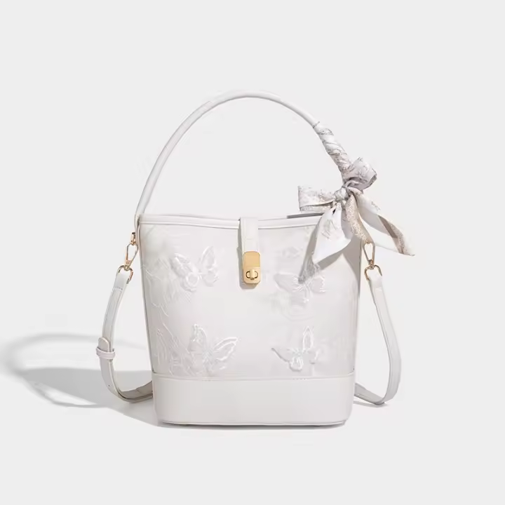 Nuevo Bolso Chino de las mujeres de Verano nuevo estilo Nacional bolso de Cubo simple - 1