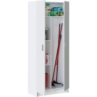 Armario Auxiliar Blanco 3 Puertas Acabado Mate Medidas: Ancho: 109 cm x Fondo: 37 cm x Alto: 180 cm - details 9