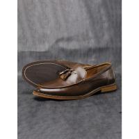 Zapatos casuales de hombre de estilo americano, mocasines cómodos de lujo a la moda, zapatos de cuero para hombre - details 6