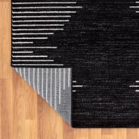 Alfombra de salón bohemia a rayas, resistente a las manchas, para sala de estar, cocina, dormitorio, comedor, oficina en casa - details 19