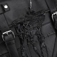 Mochila vintage de cuero impermeable para hombre, bolso de hombro para ordenador portátil de 15,6 pulgadas, para estudiantes universitarios - details 36