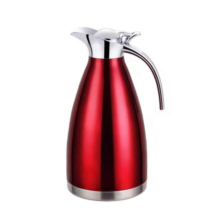 Botella térmica Simple de doble capa para el hogar, recipiente de acero inoxidable de 1,5/2L, aislamiento térmico para cafetera - 1