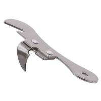 Abridor de latas multifunción, herramienta de cocina de acero inoxidable, corte lateral de seguridad, Manual, profesional, ergonómico - details 0