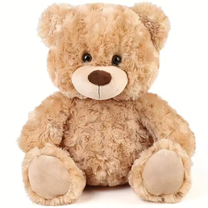 BenBen Oso de Peluche Marrón, 15 Pulgadas, Lindo Oso de Peluche Peludo, Decoración para Baby Shower, Regalo de Navidad de Cumpleaños del Día de San Valentín para niños, niñas y niños - 1