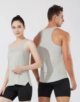 Camiseta de maratón para, camiseta deportiva, camiseta sin mangas para, ropa de gimnasio, camiseta de entrenamiento deportivo - details 16