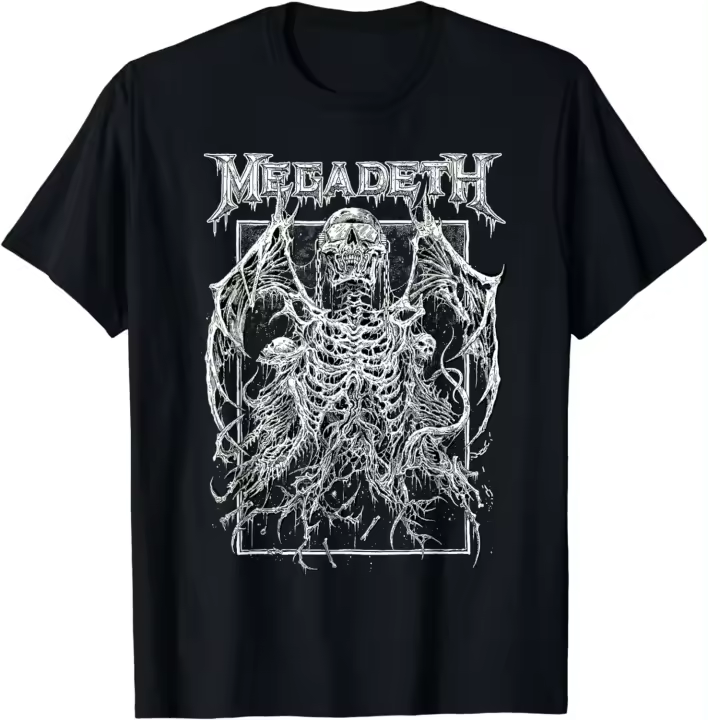 Camiseta Megadeth Vic Rising Moda para Hombres Camisetas - 1