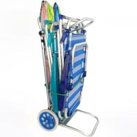 Carrito Porta Sillas de Playa y Camping, Carrito Plegable Multifunciona - details 2