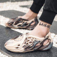 Camuflaje coco agujero 2022 verano pareja vadear playa ahuecado deportes jóvenes hombres y mujeres zapatos - details 22