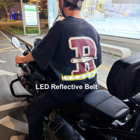Cinturón para correr LED, banda luminosa recargable por USB, cintura elástica de alta visibilidad, luz para actividades nocturnas - details 5