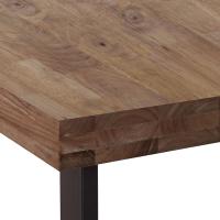 Mesa de Oficina, Color Roble Boreal y Negro, Medidas: 120 cm (Largo) x 60 cm (Ancho) x 73 cm (Alto) - details 3