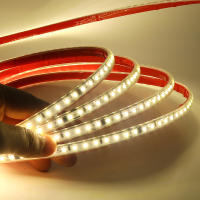 Tira de luces LED a prueba de agua, lámpara de cinta Flexible con IC, 220V de CA, IP65, 2835, 120LED/M, para decoración de armario y armario del hogar, 0,5 M-40M - details 15