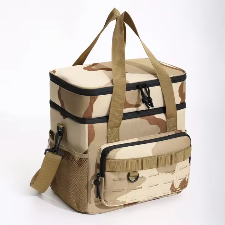 Bolsa térmica táctica para hombre, fiambrera con aislamiento para exteriores, bolsa de almuerzo duradera con aislamiento a prueba de fugas para trabajo, comida, Camping, Picni - 1