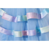 Vestido de Princesa para Niñas con Capas de Tul y Mangas Abullonadas para Boda, Presentadora o Actuación de Piano - details 15