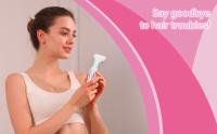 Maquinillas de afeitar eléctricas para mujer, recortadora de bikini, afeitadora inalámbrica 4 en 1 para mujer, removedor de pelo húmedo/seco con pantalla LED, kit de aseo indoloro para nariz, cuerpo y áreas íntimas - details 6