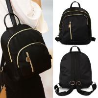 Bolso de hombro multifunción para niña, Mini mochila Oxford, color negro, para viaje - details 3