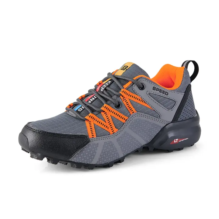 Nuevos zapatos de senderismo para hombre, zapatos de viaje de senderismo transpirables de malla, zapatos de campo traviesa para exteriores, zapatos deportivos de ciclismo de montaña - 1