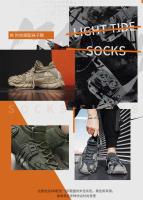 Zapatos deportivos informales para hombre, zapatos de malla ventilados para parejas, calcetines Mecha, zapatos de suela gruesa, zapatillas de ocio, zapatos para correr para hombres y mujeres - details 3