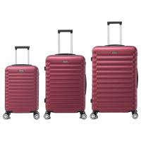 Elegante Conjunto de Maletas de Viaje Carcasa Ligera de ABS, Cerradura Numerada, 4 Ruedas Giratorias 360°, Asa Telescópica de Aluminio - details 1