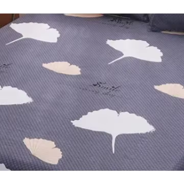 Sábana Elástica Ajustable Cubierta de Colchón Antideslizante y a Prueba de Polvo con Fundas de Almohada Ropa de Cama y Baño - 1