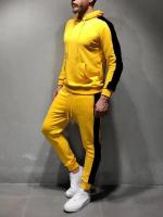 Traje informal para hombre, traje para correr para deportes al aire libre, sudadera con capucha y pantalones de chándal, moda 2025 - details 6