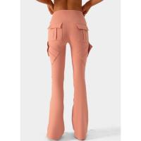 Pantalones de Pierna Ancha 2025 Ajuste Perfecto, Sensación de Desnudez, Alto Talle, Etiqueta Micro para Yoga y Trabajo - details 7