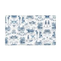 Toile De Jouy Toalla Algodón Francés Azul Marino Baño Ducha Deportes Yoga Toallas - details 112
