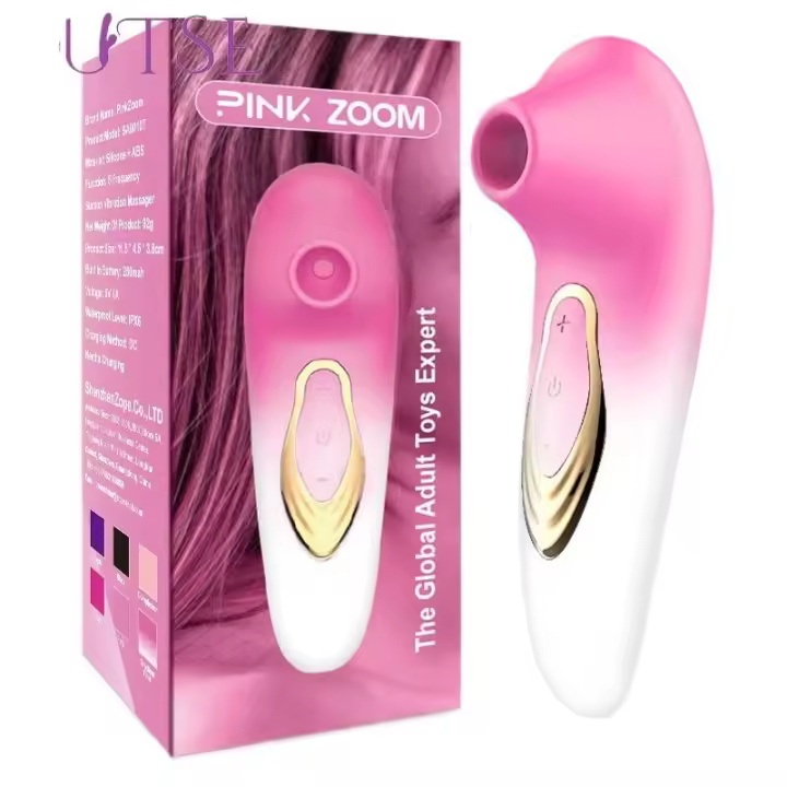 Embalaje privado Sexy Powerful Sucker Clítoris Succionador Vibrador para Clit Pezón Estimulador de vacío oral Masturbador femenino Masajeador Juguete sexual para adultos - 1