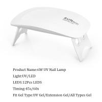 Lámpara Mini Plegable de 6W Luz UV para Curación de Esmalte de Uñas Herramienta de Manicura DIY - details 6