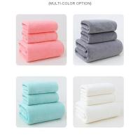 Juego de Toallas de baño, Toalla de Terciopelo, Coral, absorbente, para Deportes, Yoga, SPA, Fiess - details 6