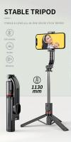 Trípode para Selfie Stick, Trípode Estable Reforzado y Selfie Stick Portátil Ampliable, con Control Remoto Inalámbrico y Soporte para Trípode, para Selfies en Grupo/Transmisión en Vivo/Grabación de Video, para iPhone, para Smartphones Android - details 0
