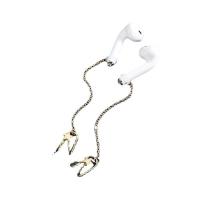 2 unids/par decoración de oreja auriculares cadenas antipérdida Clip de oreja perla cadenas para auriculares pentagrama joyería auriculares Clip de cadena - details 9