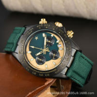 Seis pines-Reloj con Función completa para hombre, cronógrafo de cuarzo, informal, de moda - details 3
