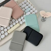 Espejo de Maquillaje Portátil Plegable Espejo de Escritorio de Cuero PU Lío Compacto para Viajes - details 1