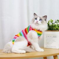 Traje de esterilización para destete de gatos, mono para perros pequeños y gatos, ropa de recuperación antipérilo después de la cirugía, ropa para el cuidado de mascotas con estampado bonito - details 15